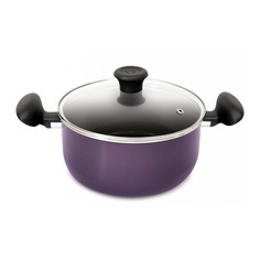 Кастрюля TEFAL Cook Right 04166322, 3.5л, с крышкой, фиолетовый [9100023409]