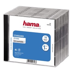 Коробка HAMA H-44746 Jewel Case, 10шт., прозрачный [00044746]