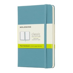 Блокнот Moleskine CLASSIC Pocket 90x140мм 192стр. нелинованный твердая обложка голубой