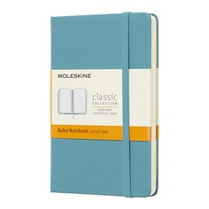 Блокнот Moleskine CLASSIC Pocket 90x140мм 192стр. линейка твердая обложка голубой