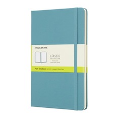 Блокнот Moleskine CLASSIC Large 130х210мм 240стр. нелинованный твердая обложка голубой