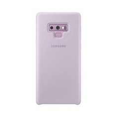 Чехол (клип-кейс) SAMSUNG Silicone Cover, для Samsung Galaxy Note 9, фиолетовый [ef-pn960tvegru]