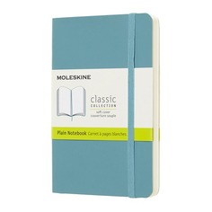 Блокнот Moleskine CLASSIC SOFT Pocket 90x140мм 192стр. нелинованный мягкая обложка голубой