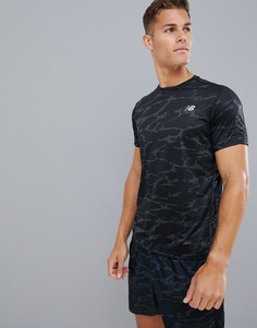 Черная футболка New Balance Running Accelerate - Черный