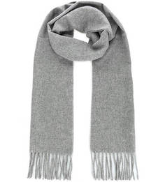 Серый шарф из шерсти Gant