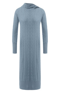 Кашемировое платье фактурной вязки Loro Piana