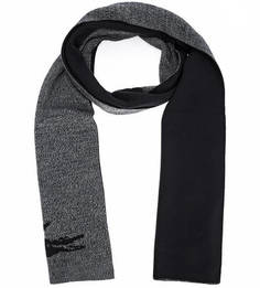 Шерстяной шарф с логотипом бренда Lacoste