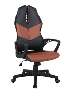 Компьютерное кресло TetChair iWheel искусственная кожа Black-Brown 12 360