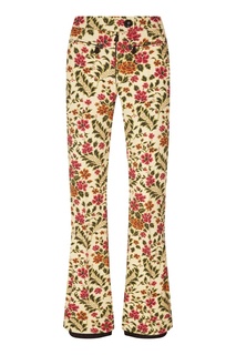 Горнолыжные брюки-клеш с цветочным принтом 3 Moncler Grenoble