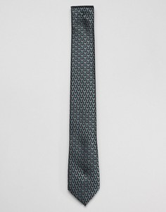 Шелковый галстук с принтом сов Ben Sherman - Темно-синий