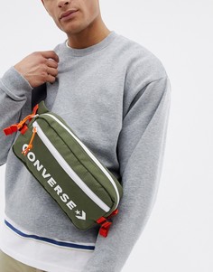 Зеленая сумка-кошелек на пояс в стиле ретро Converse - Зеленый