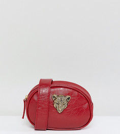 КЛЮЧЕВАЯ МОДЕЛЬ: Красная сумка-кошелек на пояс с тигром Glamorous - Красный