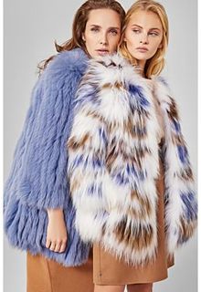 Короткая шуба из меха лисы Virtuale Fur Collection