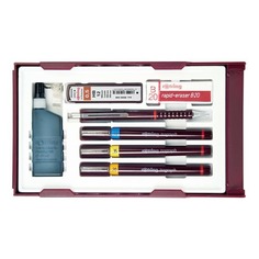 Набор изографов Rotring Колледж S0699390 в компл.:0.2/0.4/0.6мм/аксессуары