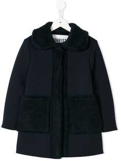 Touriste textured panel coat