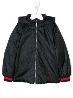 Gucci Kids двусторонняя куртка GG Supreme