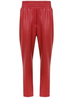 Framed high waisted cropped trousers