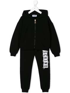 Moschino Kids спортивный костюм с принтом логотипа