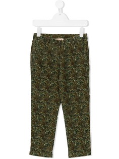 Amelia Milano printed straight-leg trousers