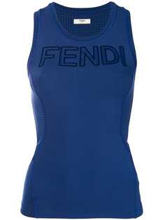 Fendi logo tank top