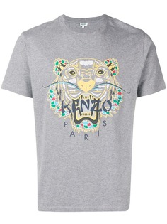 Kenzo футболка с нашивкой логотипа