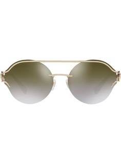 Versace Eyewear круглые солнцезащитные очки