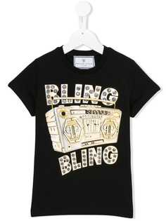 Philipp Plein Junior футболка Bling Bling