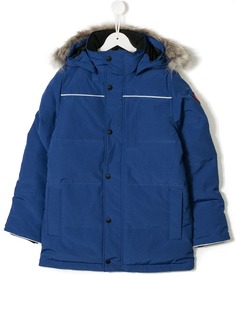 Canada Goose Kids пуховик с оторочкой из меха