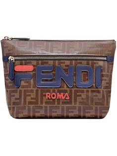 Fendi клатч с логотипом FF