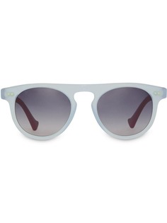 Burberry Eyewear The Keyhole Round Frame Sunglasses