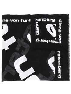 Dvf Diane Von Furstenberg шарф с принтом логотипа