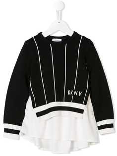 Dkny Kids джемпер с эффектом многослойности