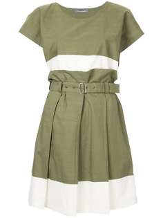 Issey Miyake Vintage юбка с топом дизайна колор-блок