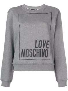 Love Moschino свободная толстовка с логотипом