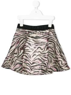 Kenzo Kids короткая юбка с узором в тигровую полоску