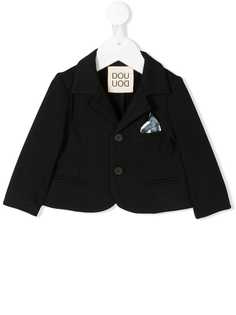 Douuod Kids buttoned jersey blazer