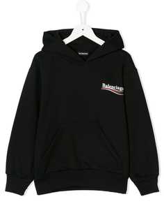 Balenciaga Kids logo print hoodie