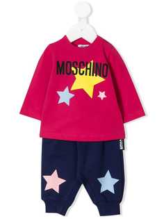 Moschino Kids спортивный костюм со звездами