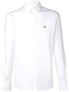 Maison Kitsuné рубашка на пуговицах с логотипом