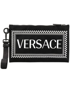 Versace клатч с логотипом