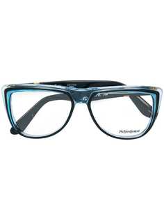 Yves Saint Laurent Vintage очки в трехцветной оправе
