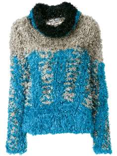 Issey Miyake Vintage свитер с высоким горлом с заворотом