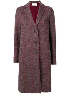 Harris Wharf London однобортное пальто длины миди