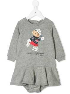 Ralph Lauren Kids платье Polo Bear с панталонами