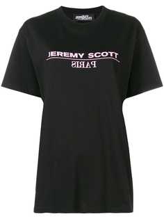 Jeremy Scott футболка свободного кроя с принтом
