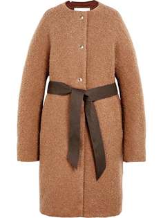 Mackintosh твидовое пальто с поясом Poodle