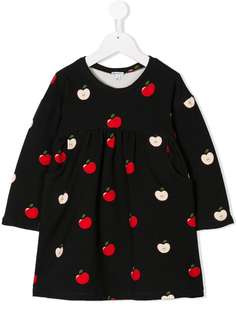 Piccola Ludo apple print jersey dress