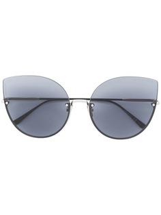 Bottega Veneta Eyewear "солнцезащитные очки в оправе ""кошачий глаз"""