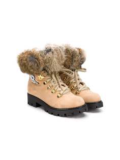 Ermanno Scervino Junior furry ankle boots