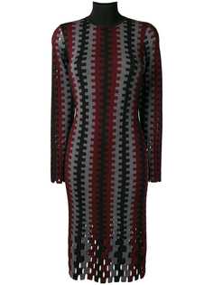Dvf Diane Von Furstenberg трикотажное платье с геометрическим узором